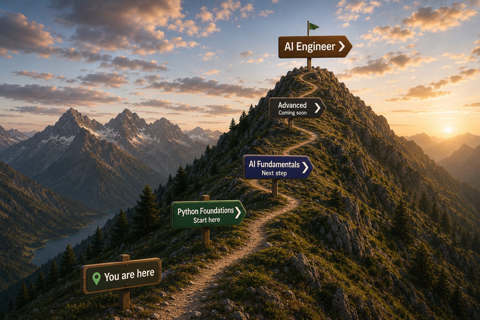 AI learning trail